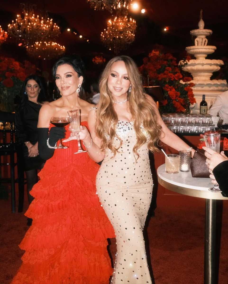 Kris Jenner y Mariah Carey.