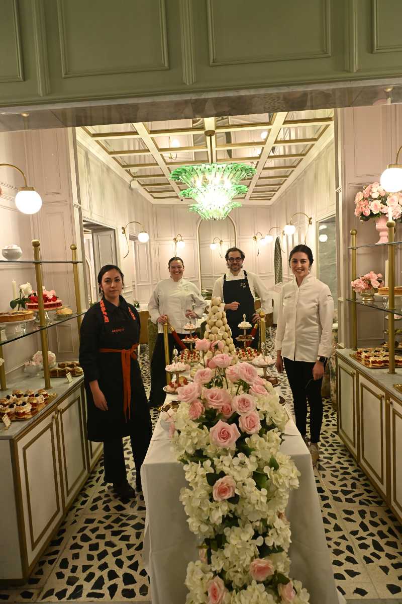 Chefs Xarem Guzmán, Mara Carrillo, Joaquín Cardoso y Sofía Cortina.
