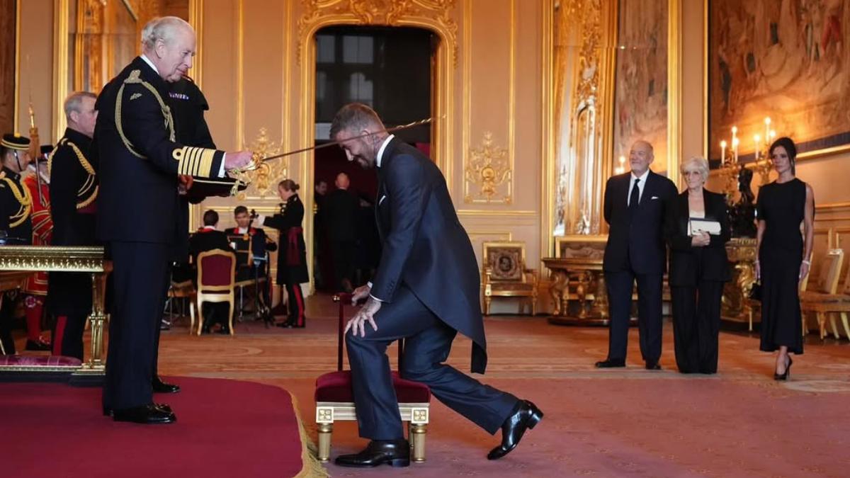 El “plan secreto” que siguió David Beckham para lograr ser nombrado caballero por el rey Carlos III