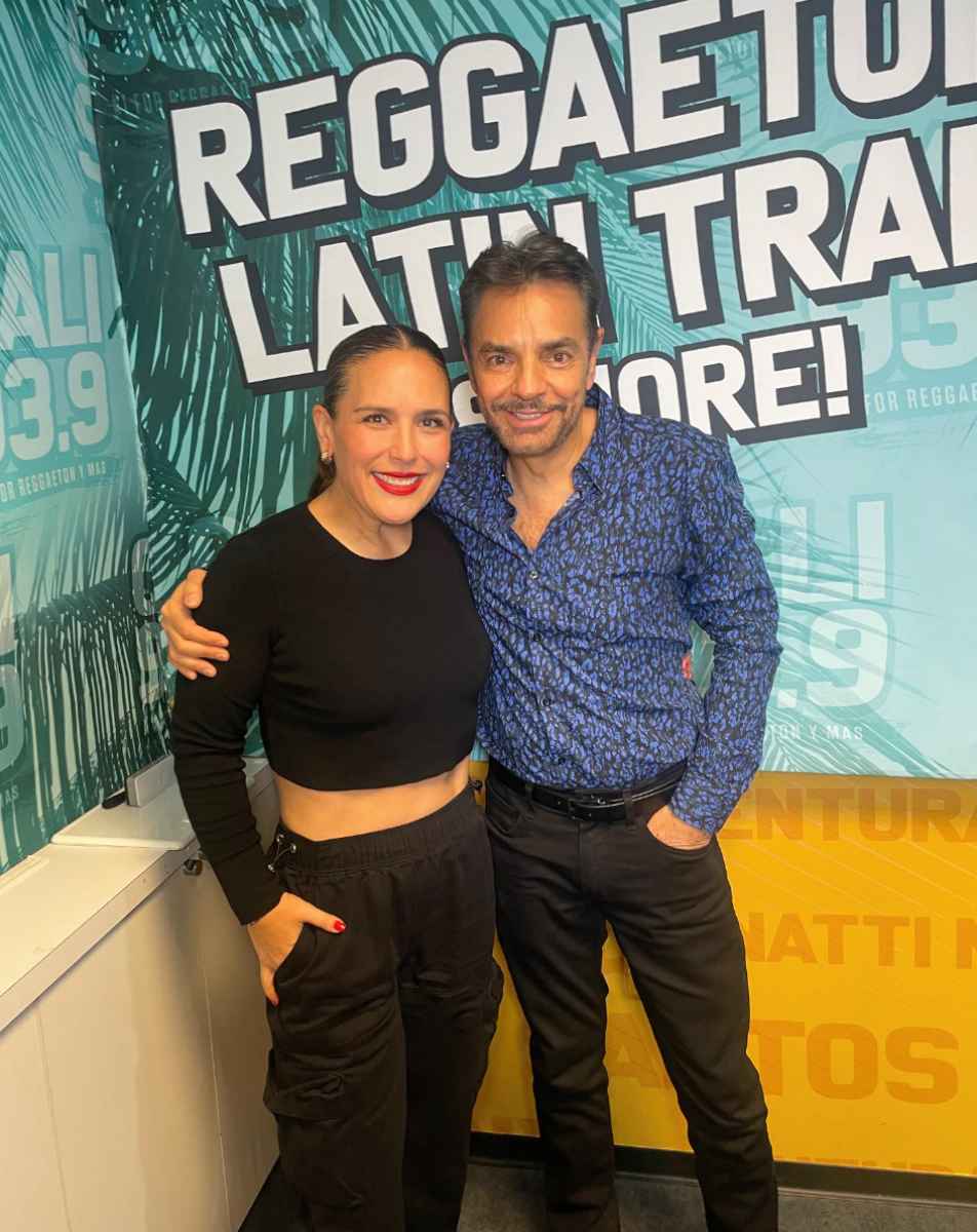 Angélica Vale y Eugenio Derbez tienen una muy linda amistad.