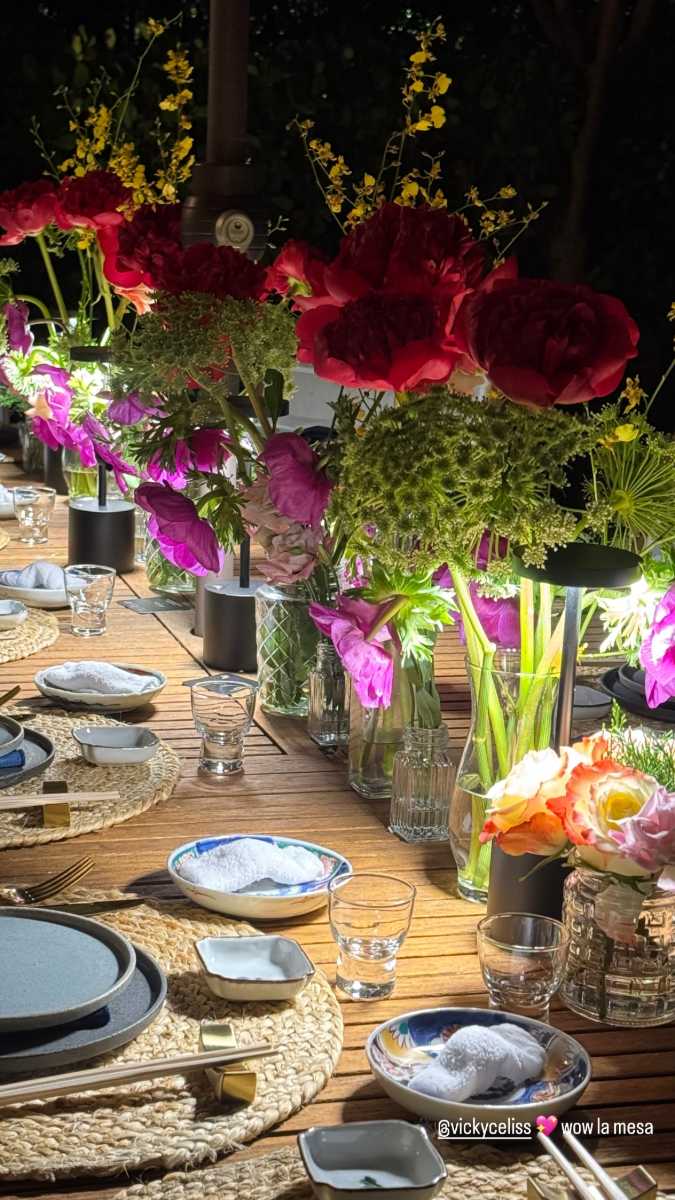 Detalles de la cena organizada por Michelle Salas para el cumpleaños 37 de su esposo Danilo Díaz Granados.