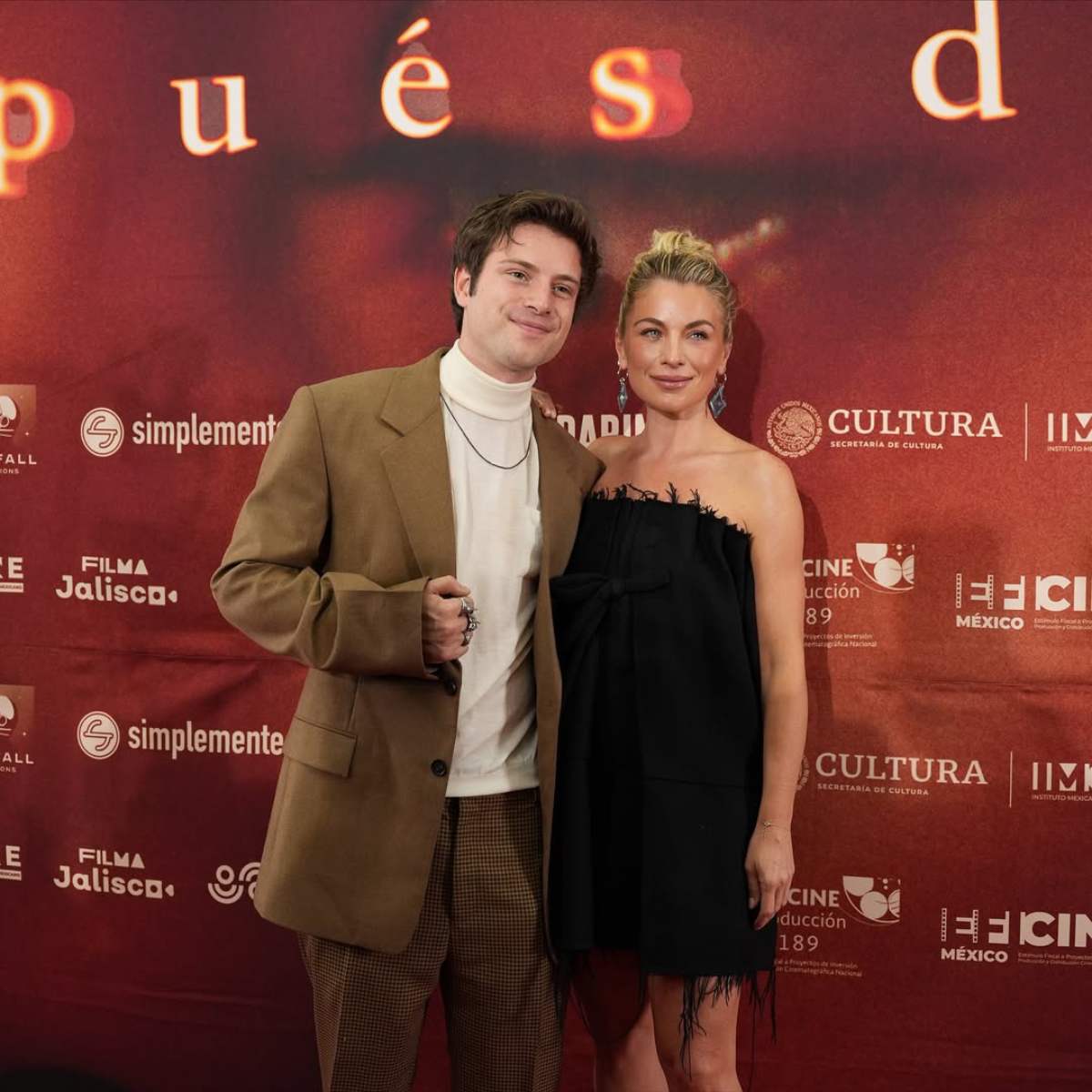 En la película "Después", Ludwika Paleta actúa junto a su hijo Nicolás Haza.