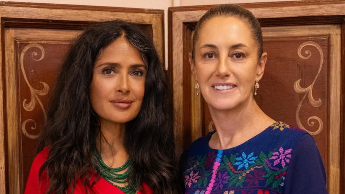 Admiración y apoyo entre mexicanas, Claudia Sheinbaum comparte por qué se reunió con Salma Hayek: ‘me cayó re bien’