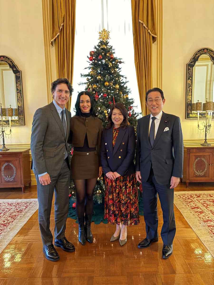 Justin Trudeau y Katy Perry hacen su debut oficial durante su viaje por Japón.