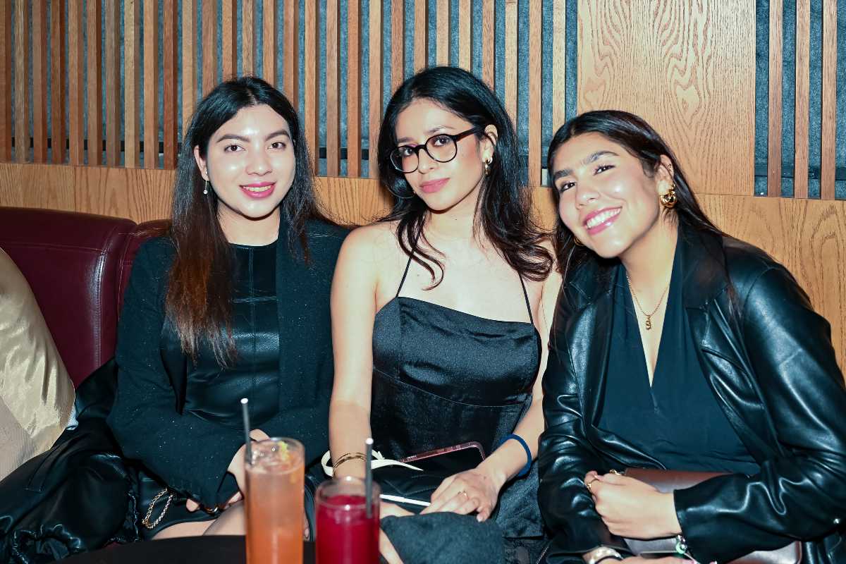 Sheila Rayón, Ximena Cabrera y Rebeca Fonseca.