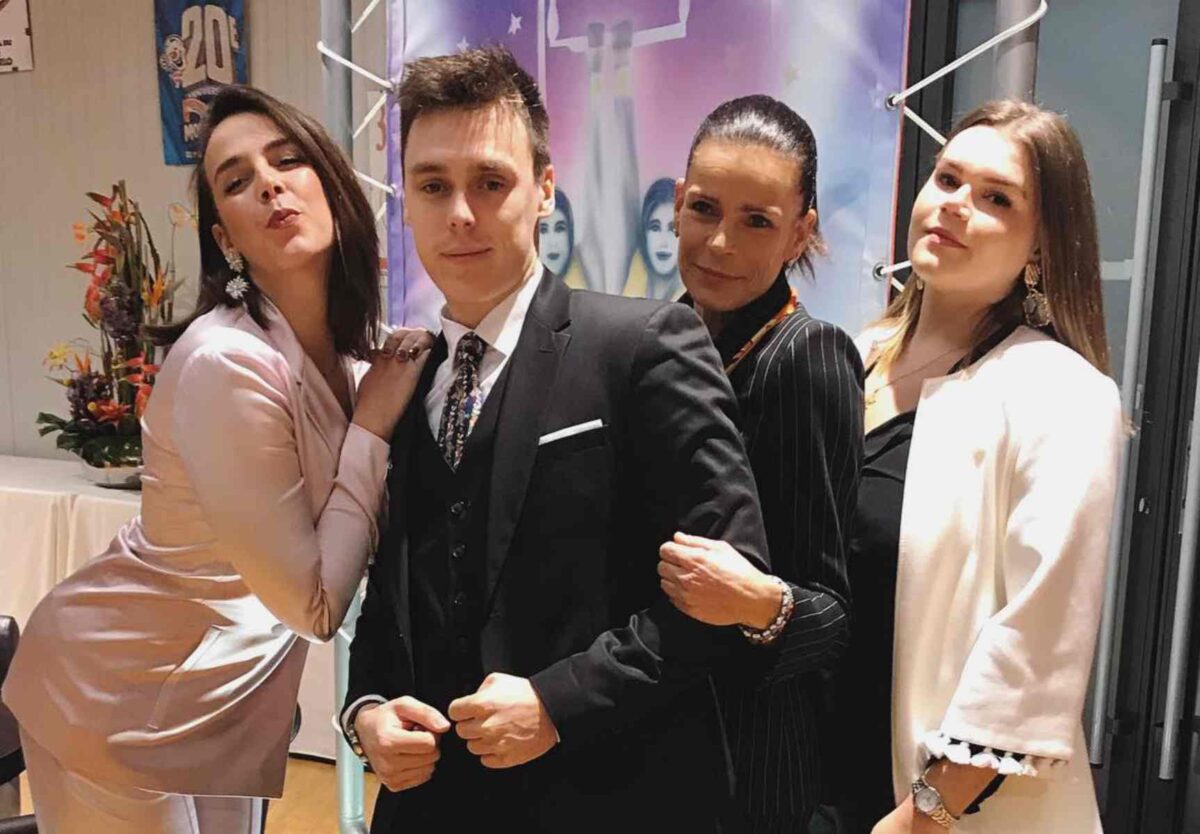 Pauline, Louis, Estefanía y Camille.