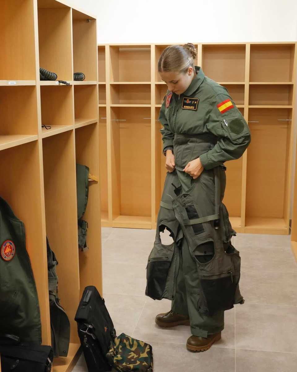 La formación aérea de la princesa Leonor.