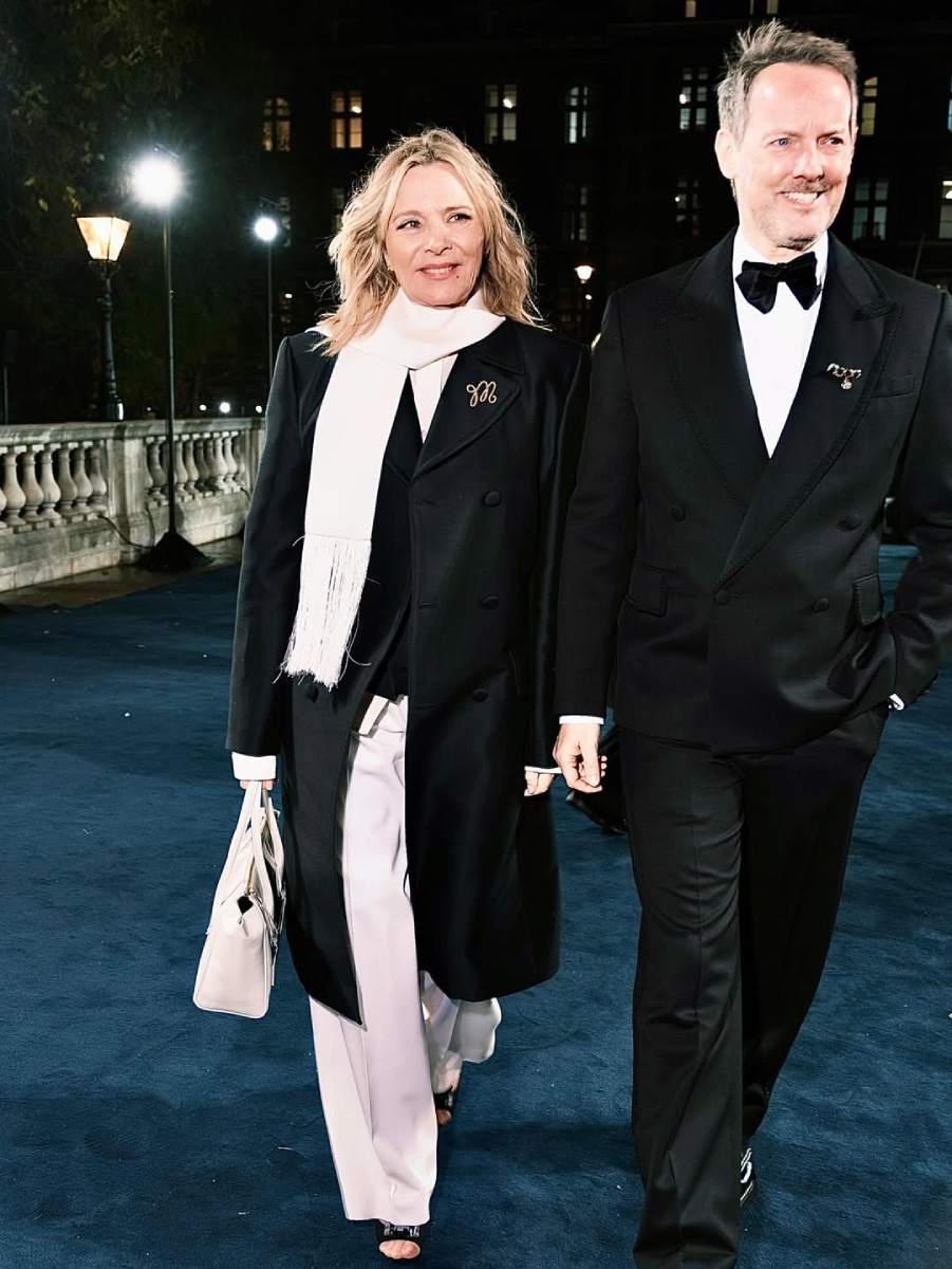 Kim Cattrall y su esposo Russell Thomas se conocieron en 2016.