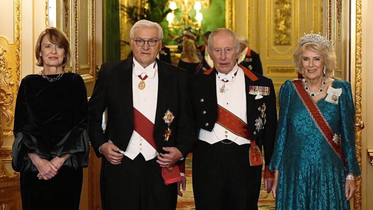 Los detalles de la última cena de gala de 2025 en Windsor: el look de Kate Middleton, la invitación de Claudia Schiffer y el imponente árbol de Navidad