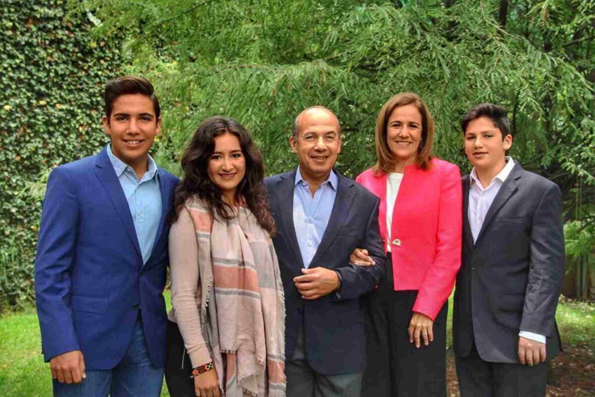 Pese a ser figuras públicas, la familia de Felipe Calderón mantiene un bajo perfil.