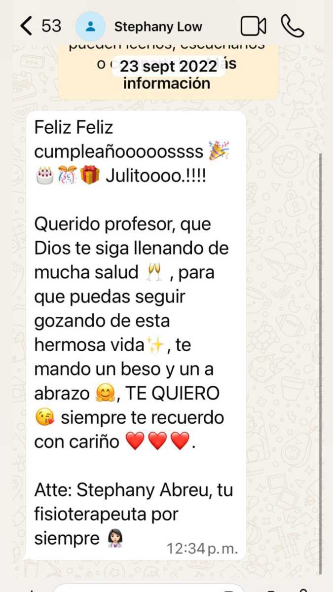 Mensajes compartidos por el cantante. (Foto/Instagram: julioiglesias)