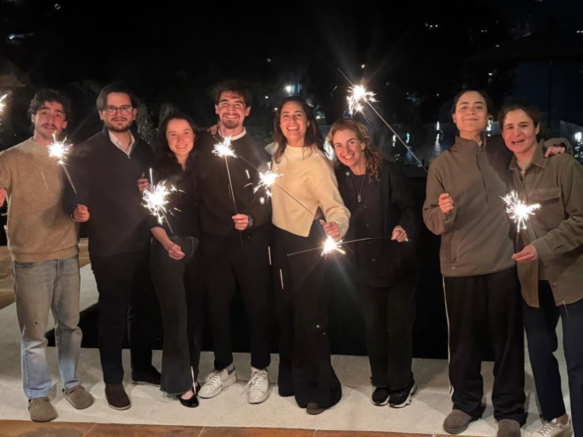 Luz María Zetina y Lorena Ochoa pasaron el Año Nuevo en compañía de a sus más allegados.