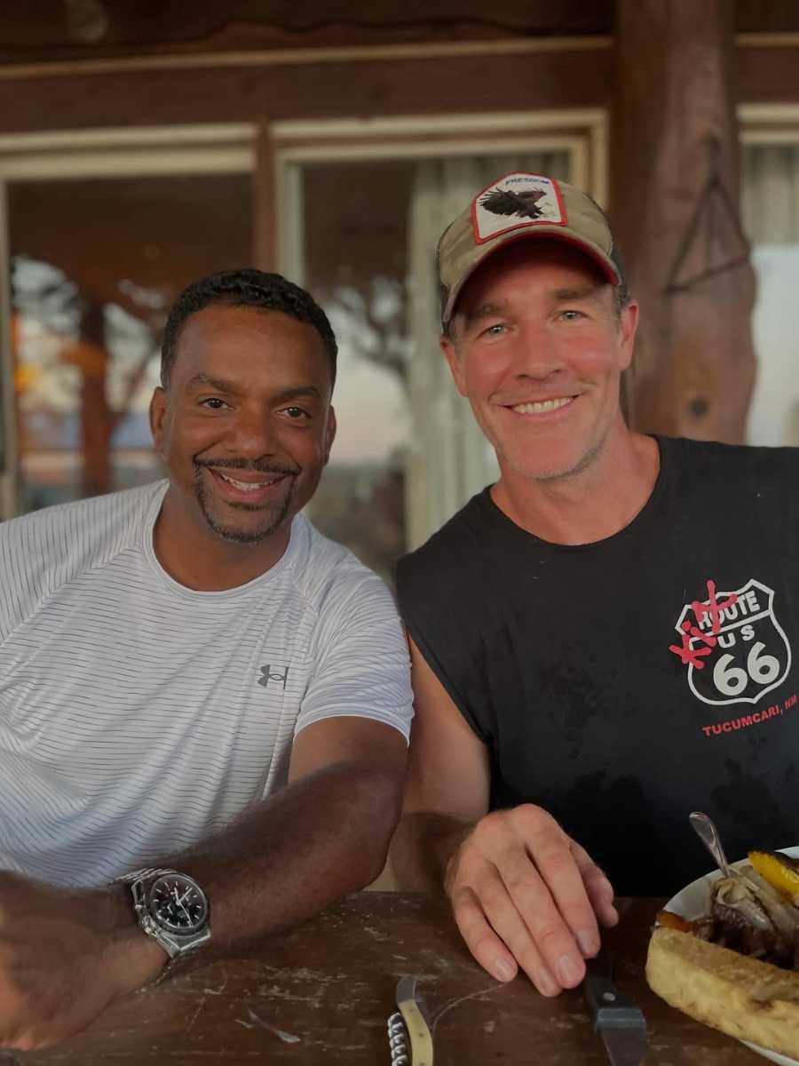 Alfonso Ribeiro  con James Van Der Beek.