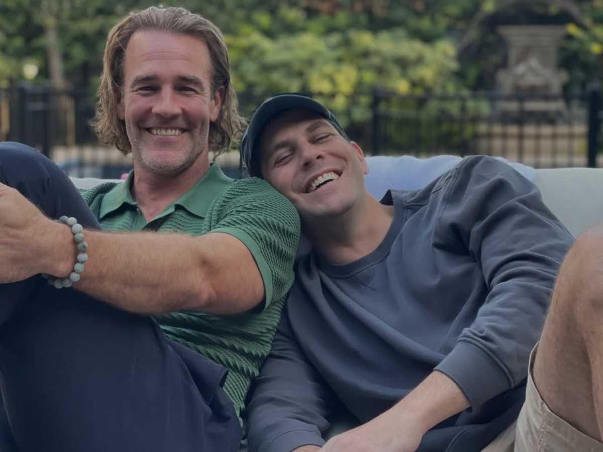 Fotos de Erin Fetherston con James Van Der Beek. 