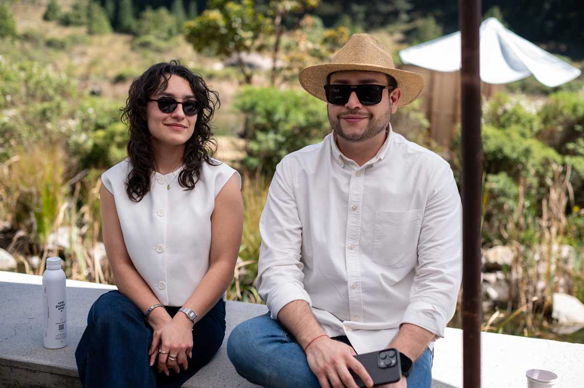 Ximena Araujo y Rulo Martínez.