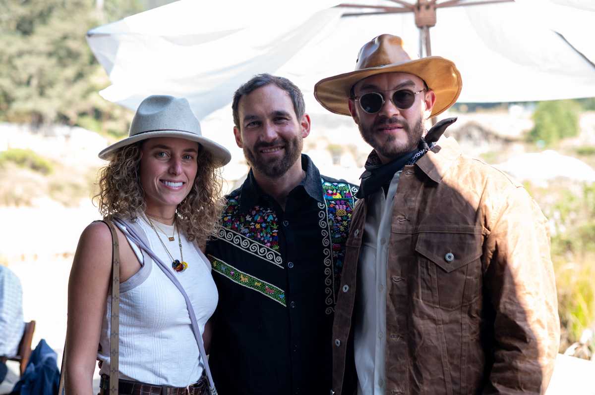 Galia Yoffe, Íván Maraña y Daniel Maraña.