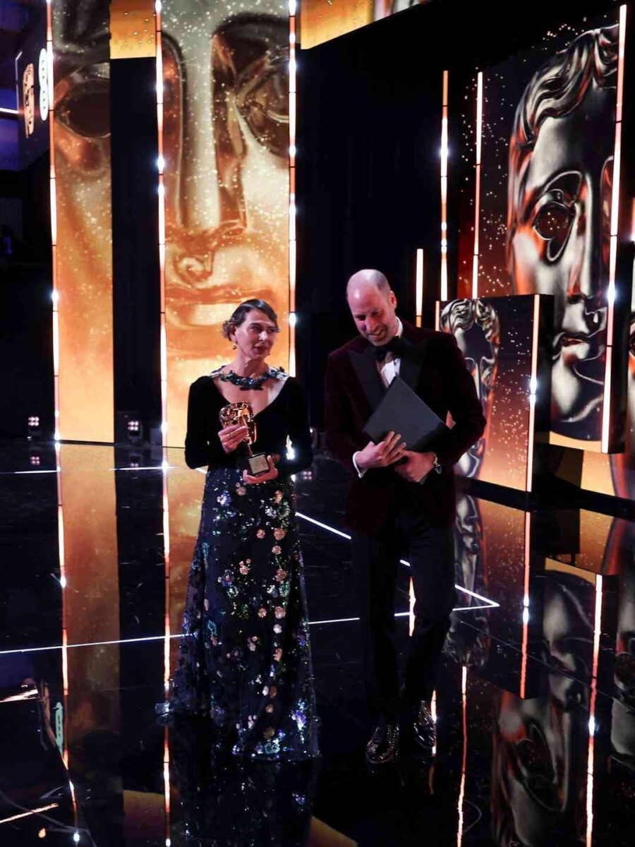 Los príncipes de Gales en los BAFTA 2026.