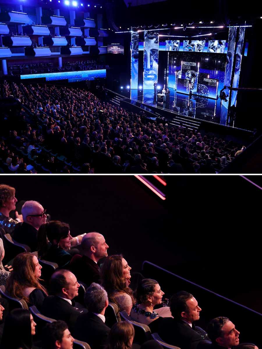 Los príncipes de Gales en los BAFTA 2026.