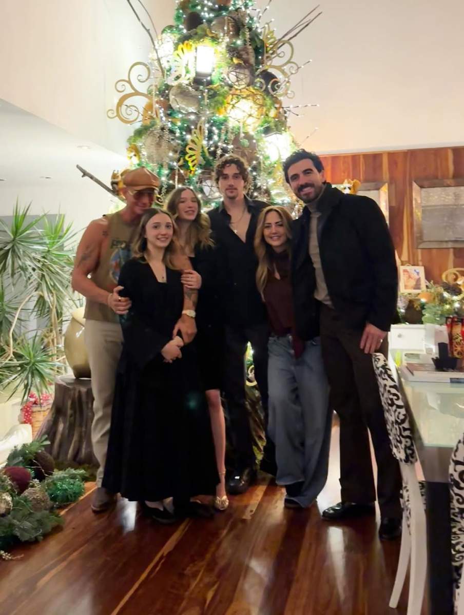 Luis Carlos Origel se ha mostrado muy unido a la familia que formaron Erik Rubín y Andrea Legarreta con sus hijas Mía y Nina.