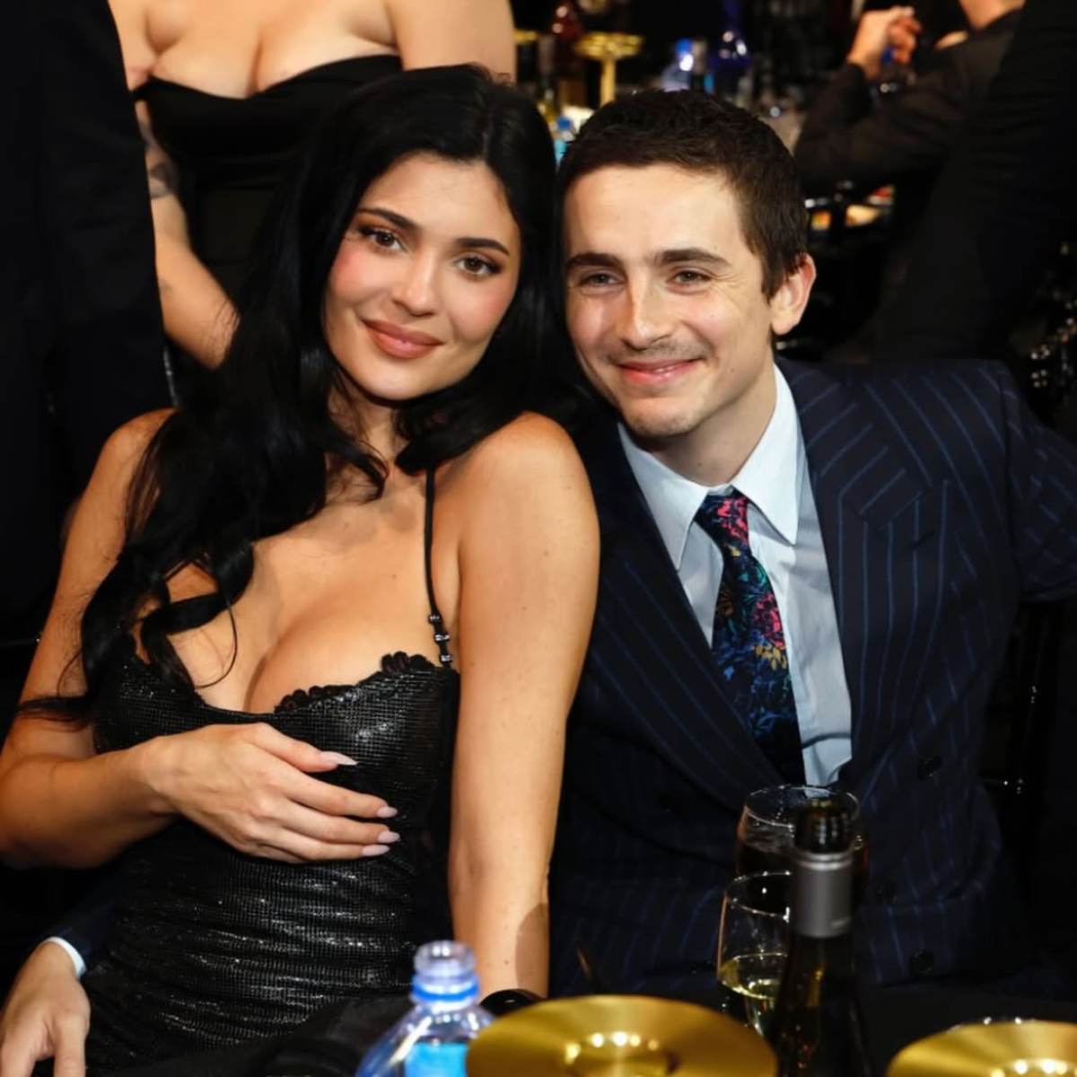 Timothée Chalamet y Kylie Jenner se han mostrado muy unidos en la actual temporada de premios en Hollywood.