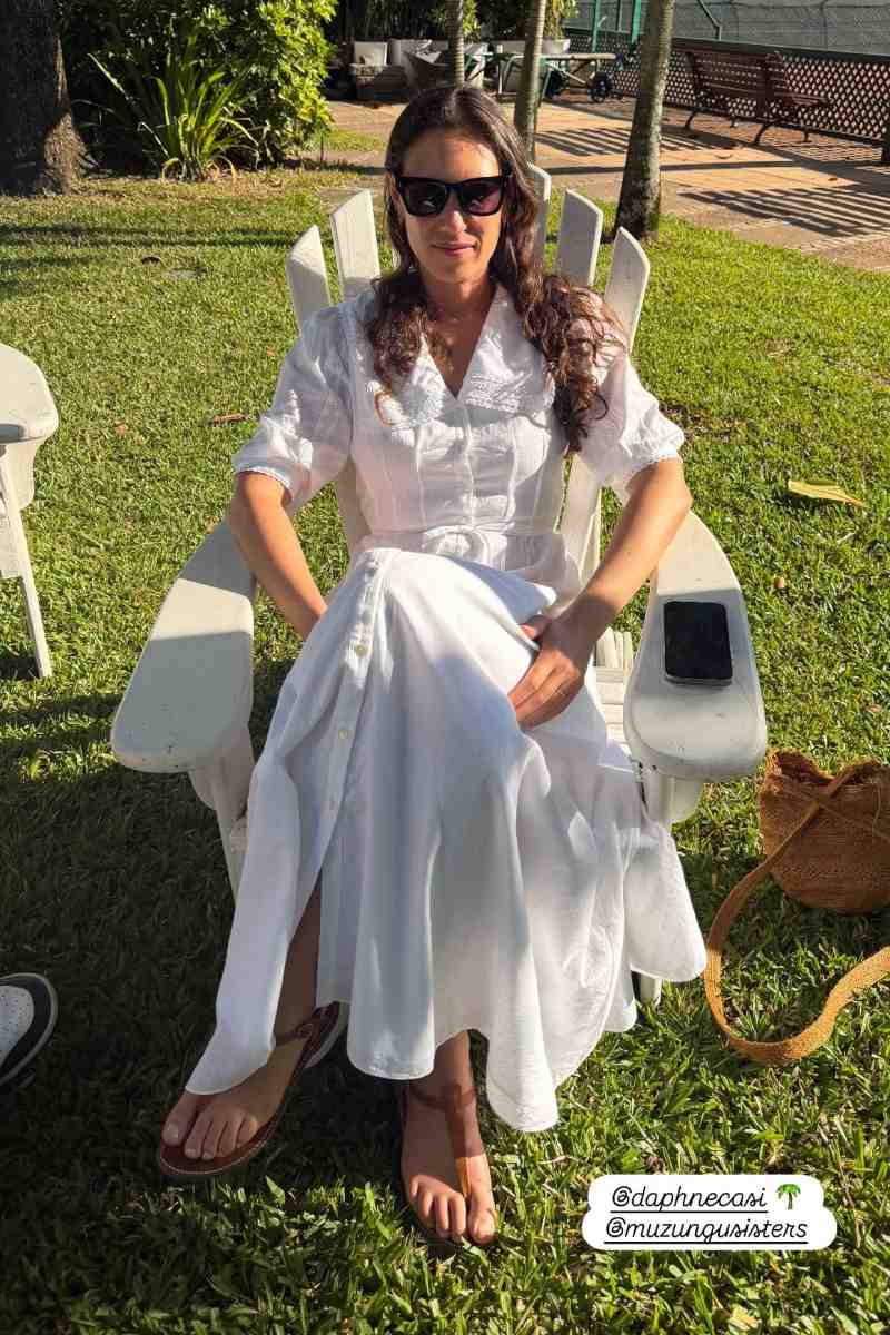 La modelo Bianca Brandolini compartió una imagen de Tatiana Santo Domingo en Brasil.