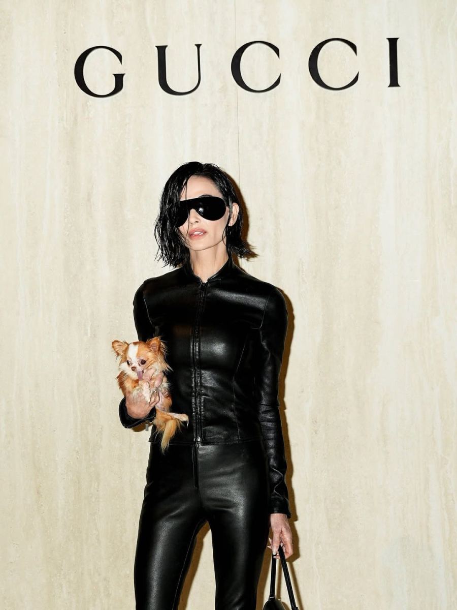 Demi Moore apareció así durante la Semana de la Moda de Milán.
