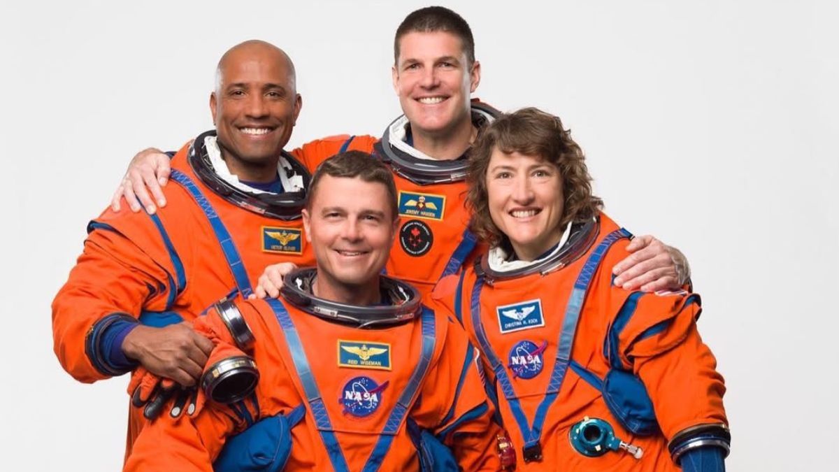 Los tripulantes del Artemisa II son el comandante Reid Wiseman, el piloto Victor Glover, y los especialistas de misión Christina Koch y Jeremy Hansen.