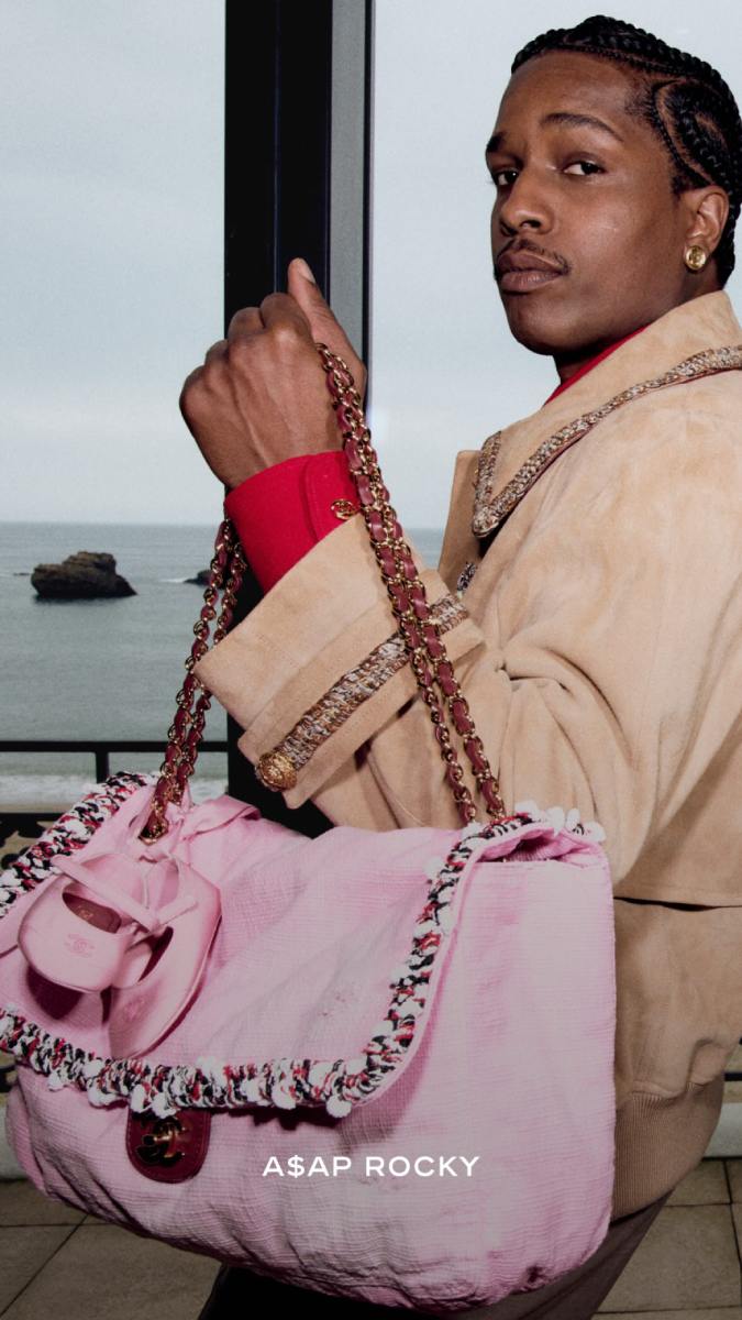 A$AP Rocky en debut de Matthieu Blazy para Chanel.