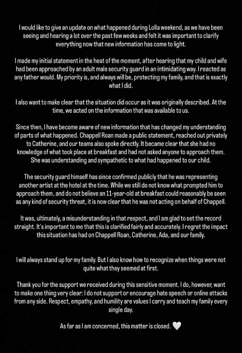 Comunicado publicado por Jorge Luiz Frello Filho, "Jorginho".