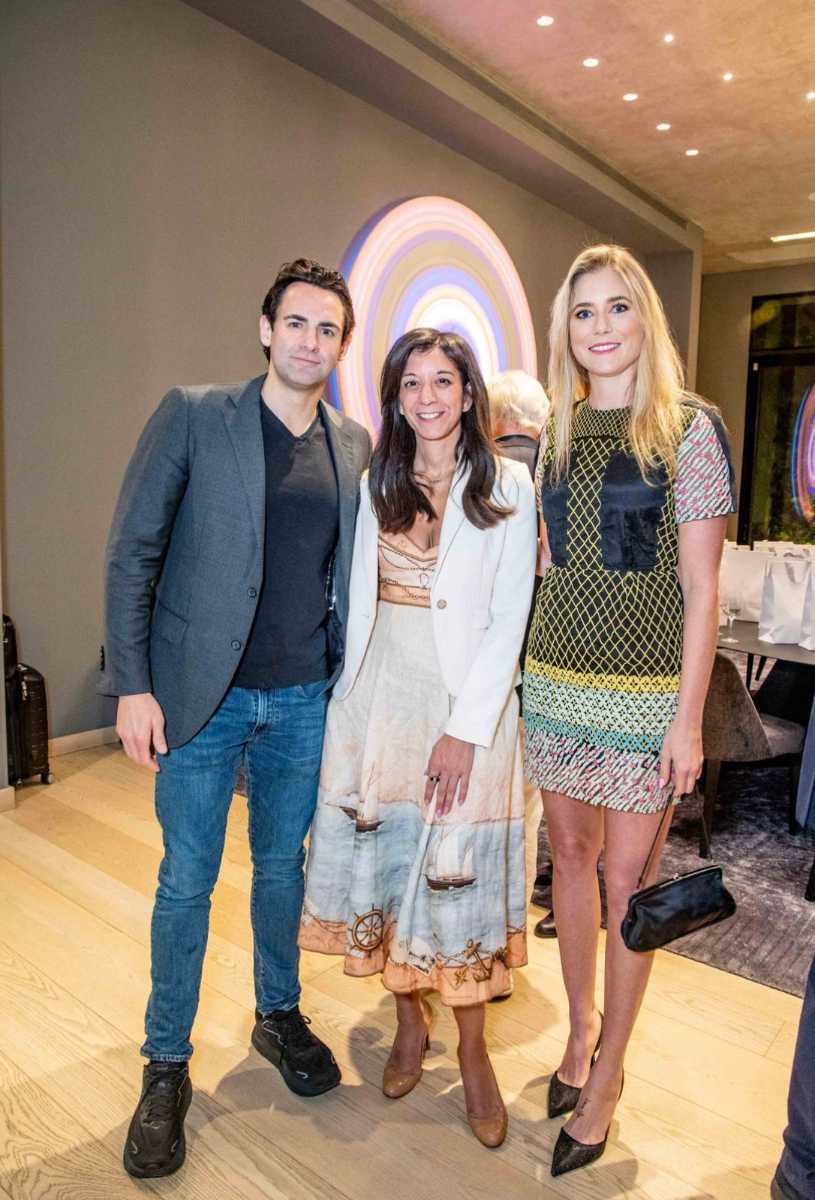 William Agramonte, Denisse Holzer y Chesey Spradling.