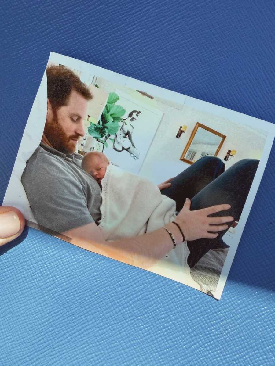 Una de las fotografías inéditas que compartió Meghan de su hijo Archie.
