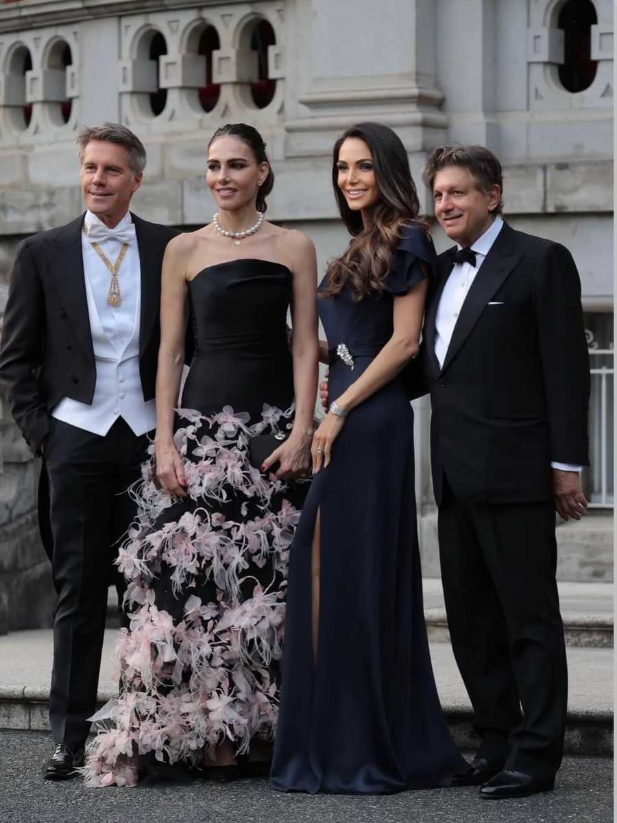 Adriana Abascal y Manuel Filiberto de Saboya en su viaje a Tokio.