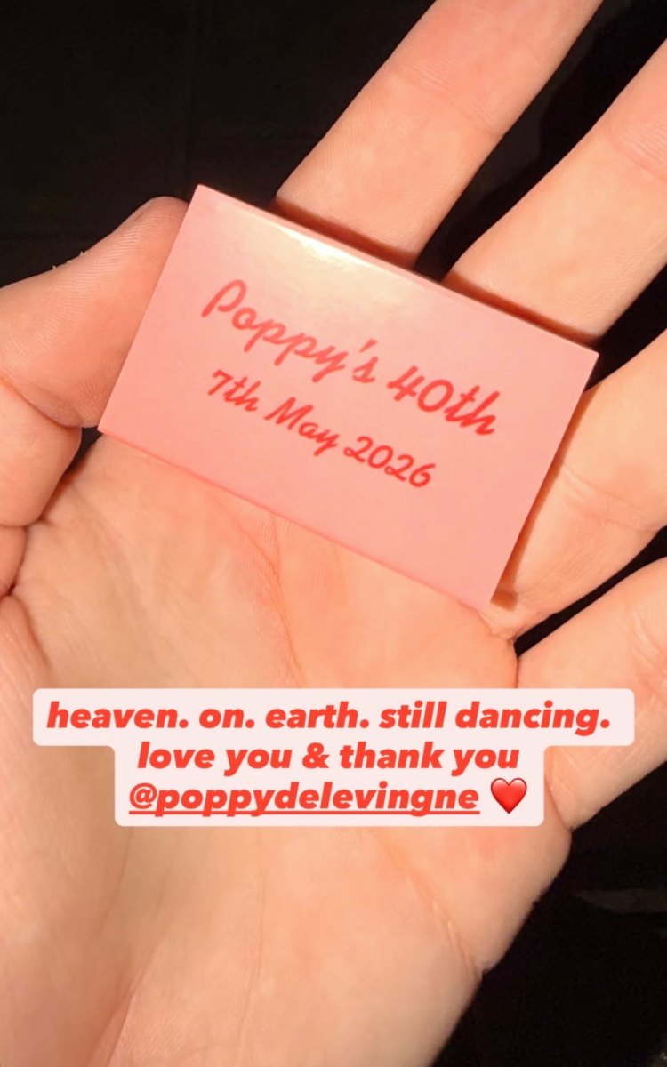 Aspectos de la fiesta del cumpleaños 40 de Poppy Delevingne.
