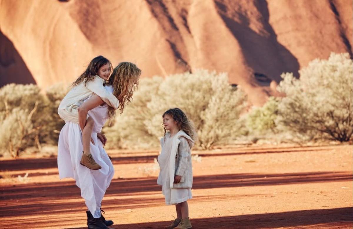 Esta fue la postal que Nicole Kidman compartió con motivo del Día de las Madres. 