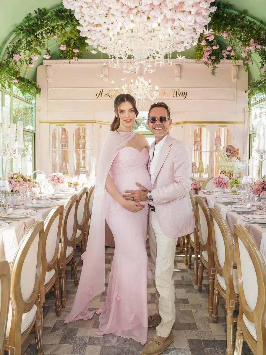 Baby shower de Marc Anthony y Nadia Ferreira.