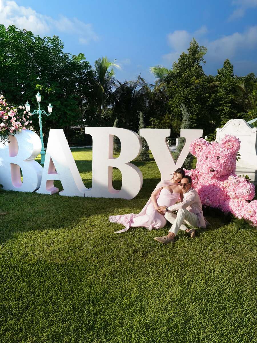 Baby shower de Marc Anthony y Nadia Ferreira.