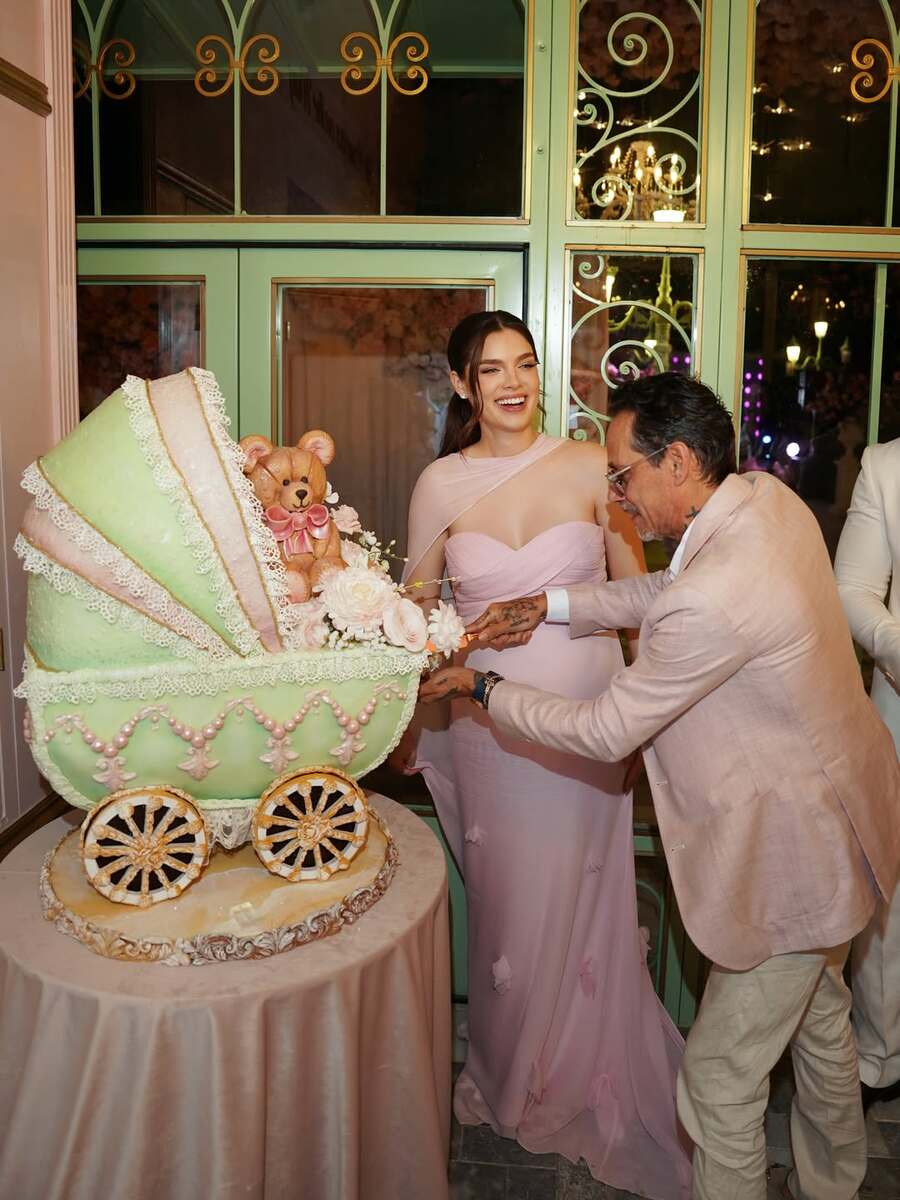 Baby shower de Marc Anthony y Nadia Ferreira.