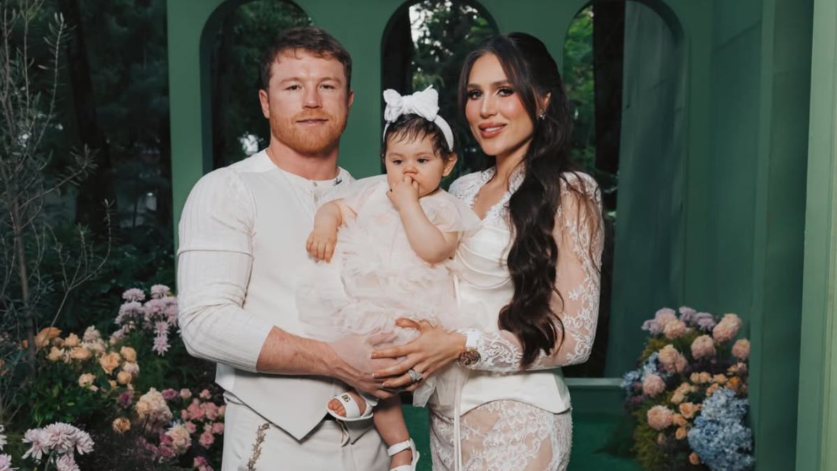 El bautizo a todo lujo de Eva Victoria, la hija de Saúl ‘Canelo’ Álvarez y Fernanda Gómez 