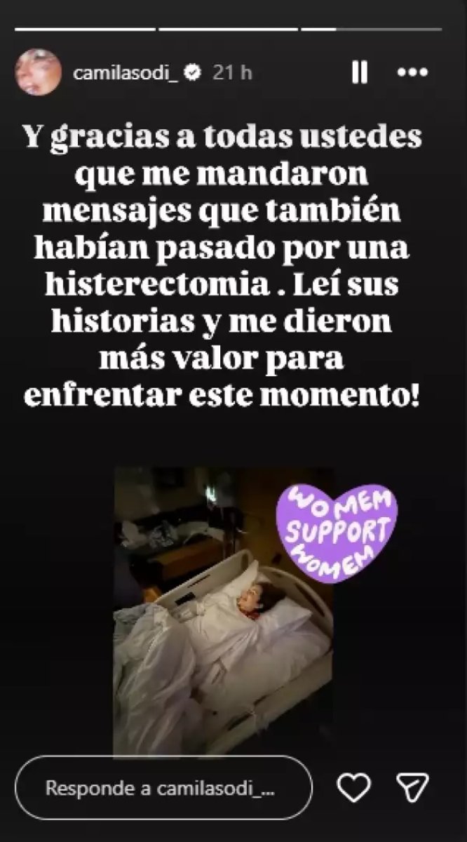 Camila Sodi agradeció las muestras de cariño de su público.
