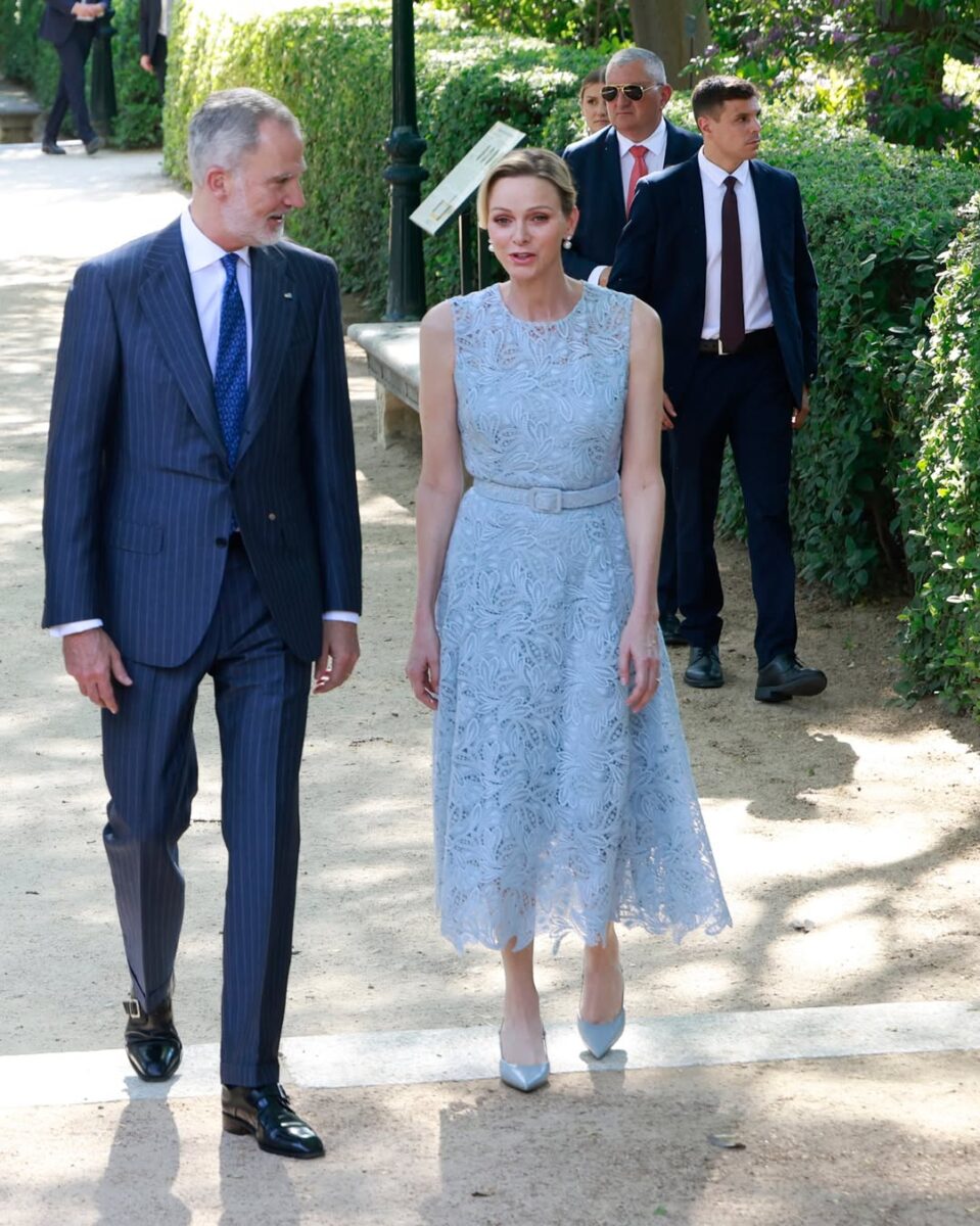 El rey Felipe VI y Charlène de Mónaco.