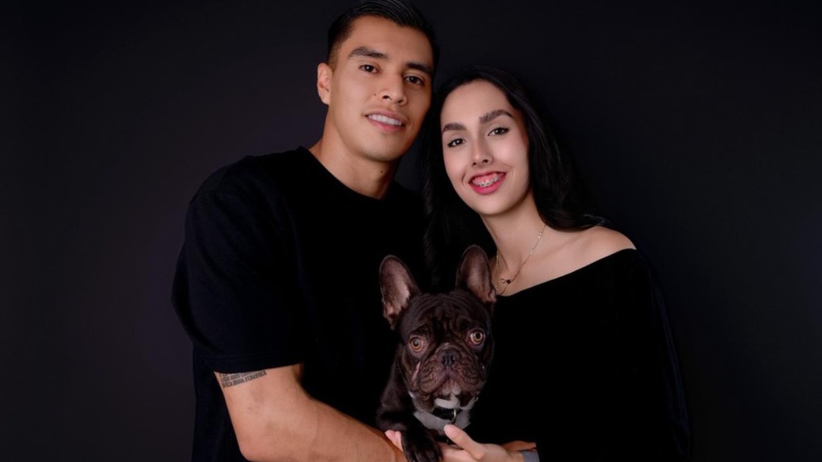 Raúl 'Tata' Rangel y su novia Edith Marín.