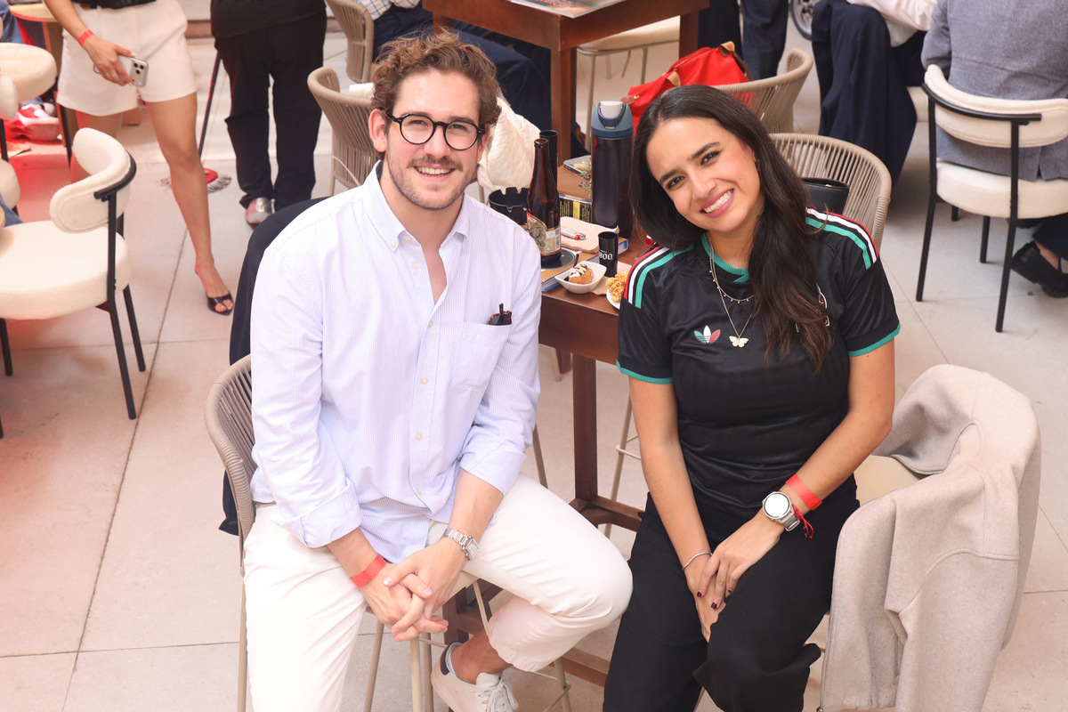 Andrés Moguel y Mariana Vázquez.