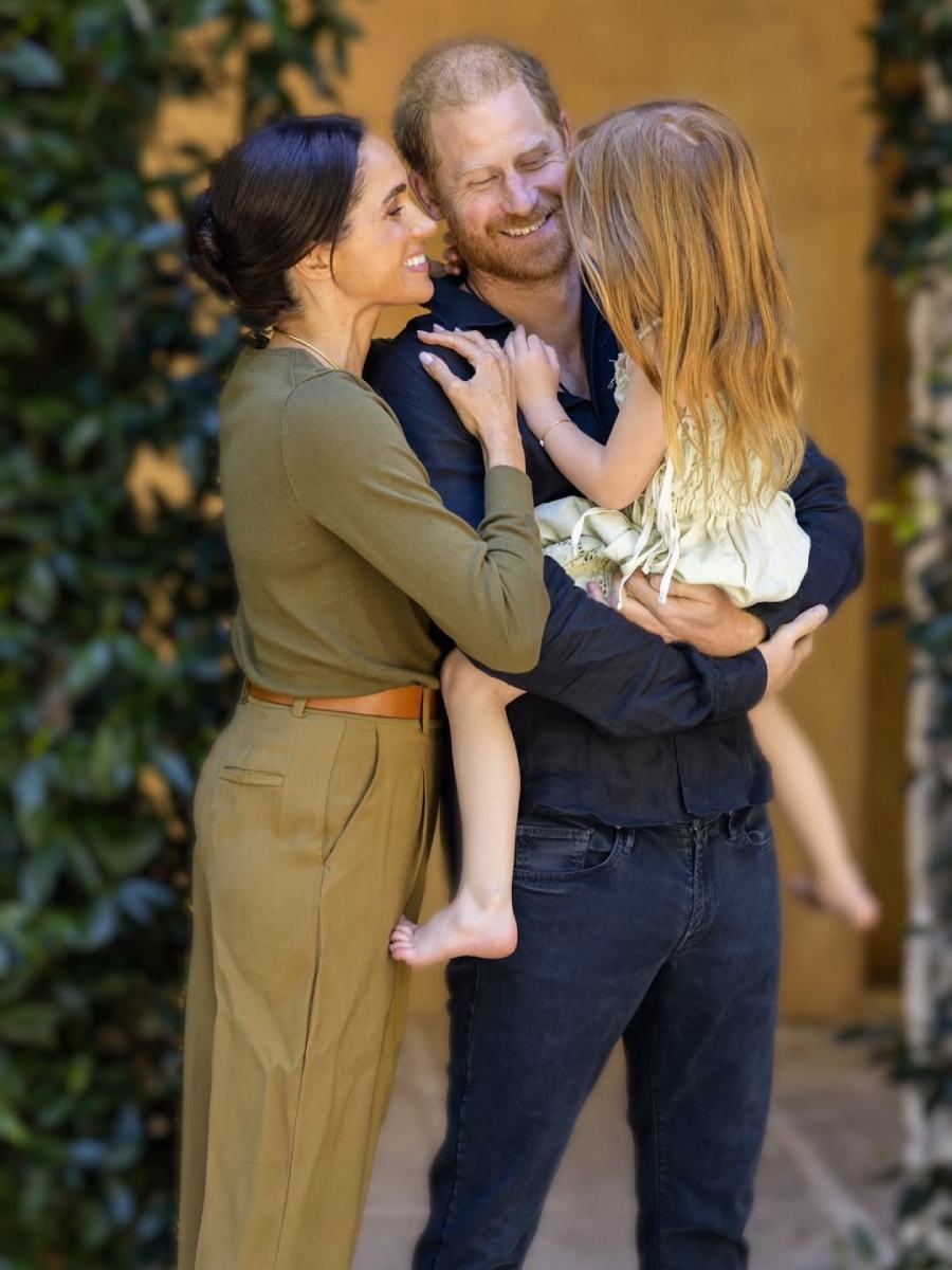 Lilibet heredó el color cobrizo del pelo de su papá, el príncipe Harry.