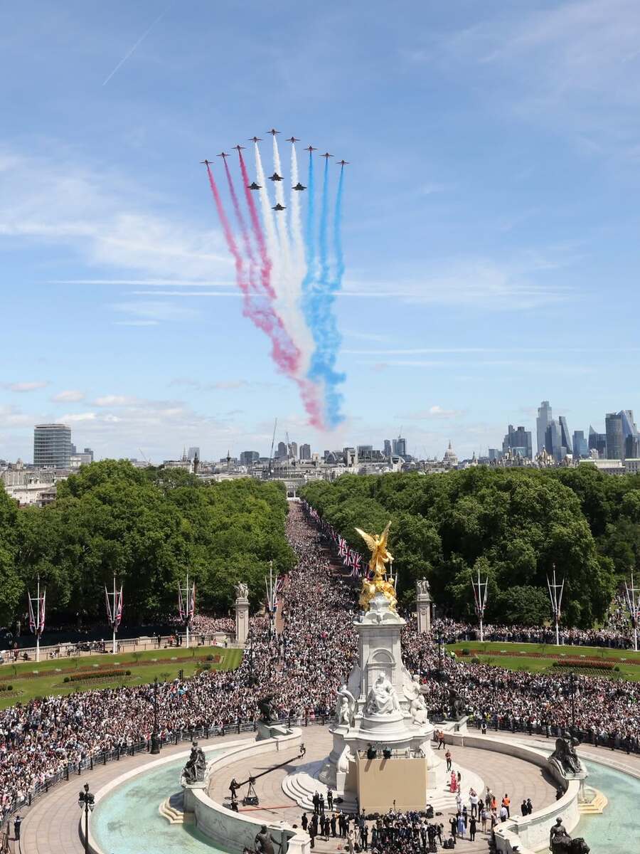 Trooping the Colour.