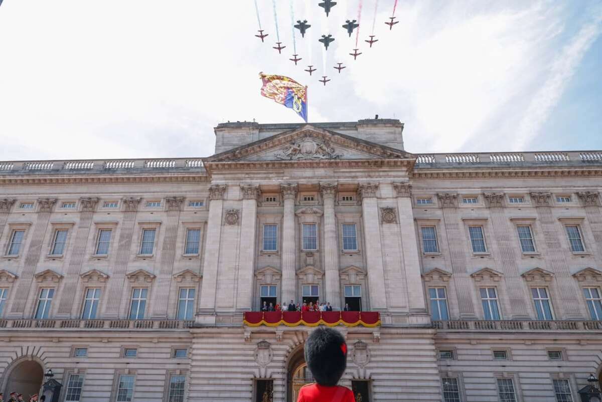 Trooping the Colour.