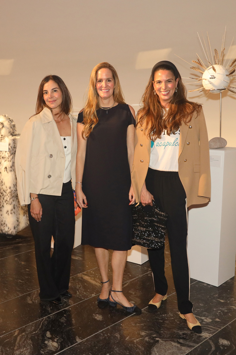 Verónica Antillón, Romina Stahl y Cristina Alcerreca.