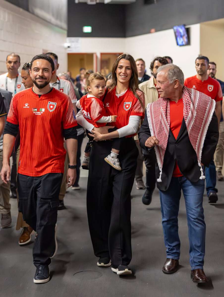 La realeza de Jordania durante el Mundial 2026.