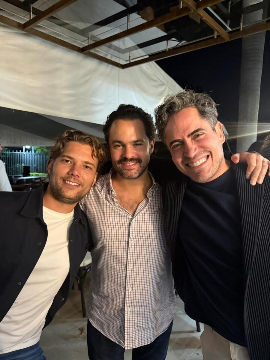Lawrence Hudler, Beto Cavazos y Beto Sarkis.