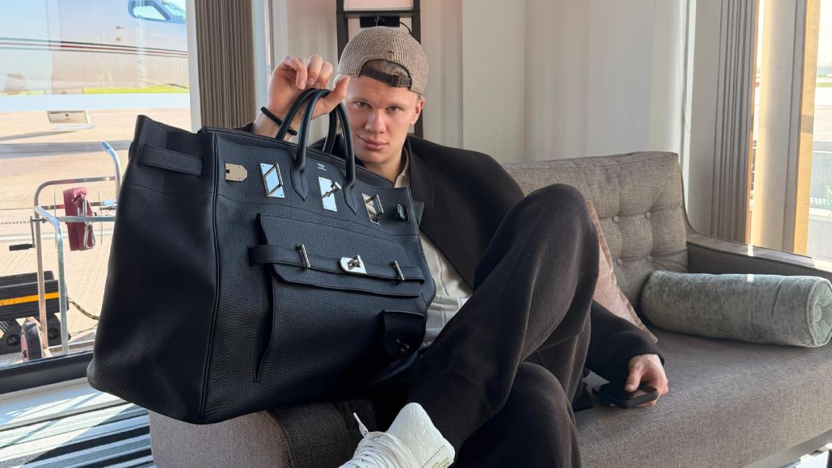 Además de goles con Noruega, el jugador Erling Haaland tiene una gran colección de bolsos Hermès: modelos únicos de edición limitada
