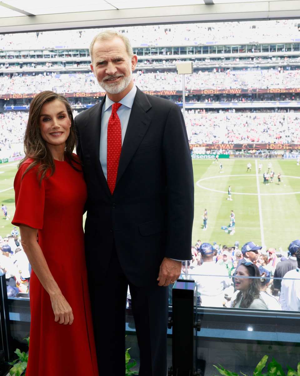 Los reyes de España, Felipe VI y Letizia, en la Final del Mundial 2026.
